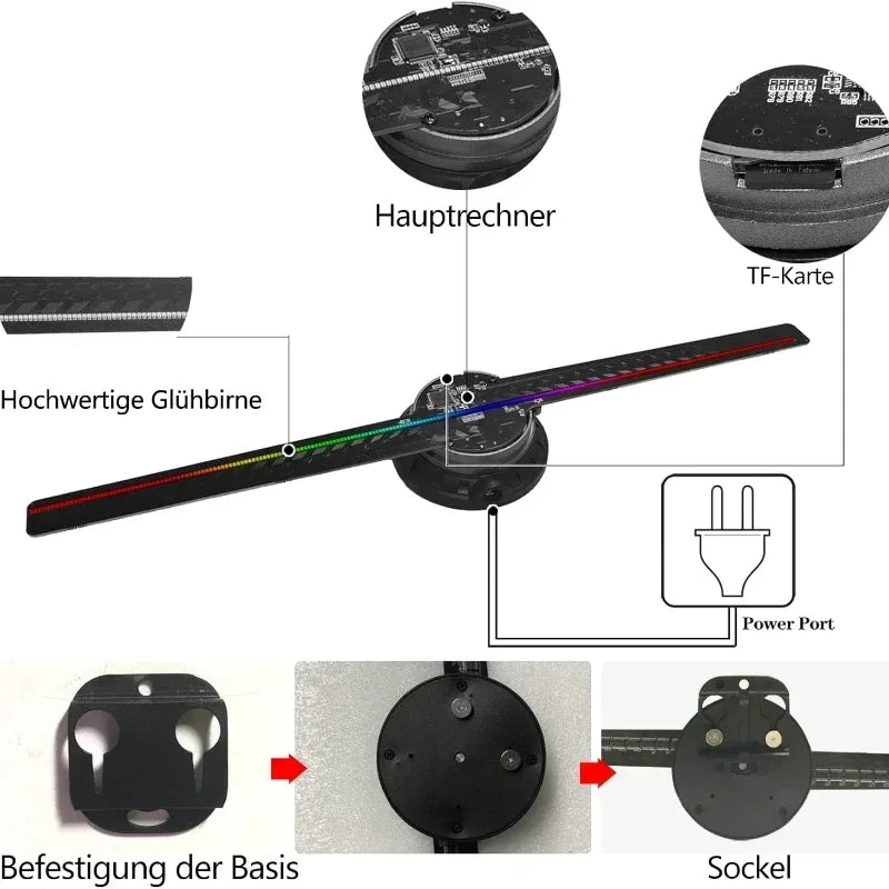 FanaticLED - 3D Hologram Fan